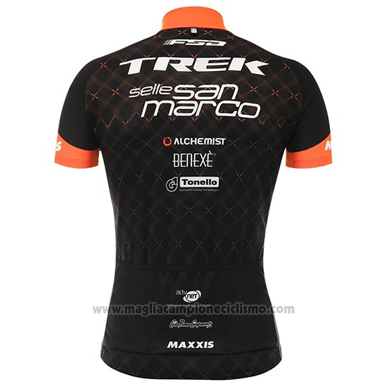 2017 Abbigliamento Ciclismo Trek Nero Manica Corta e Salopette